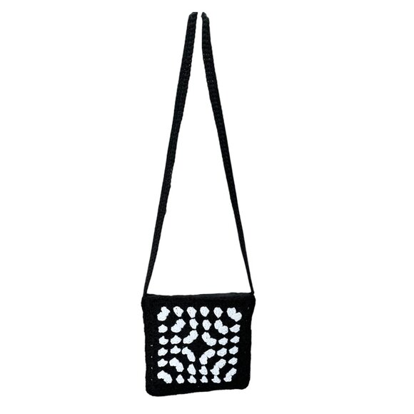 Granny Square Crochet Crossbody/Shoulder Bag Lined with Zipper Brand New - Picture 2 of 5